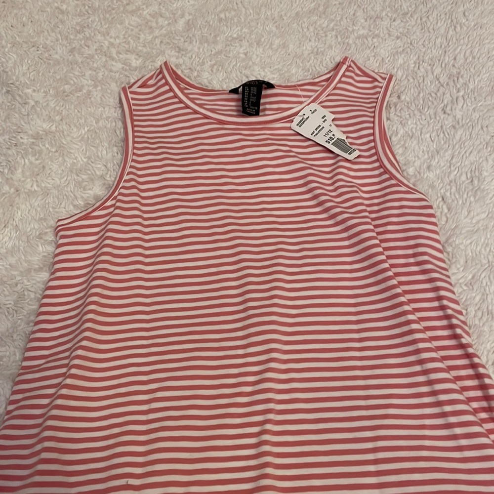 Forever 21 Pink Striped Dress